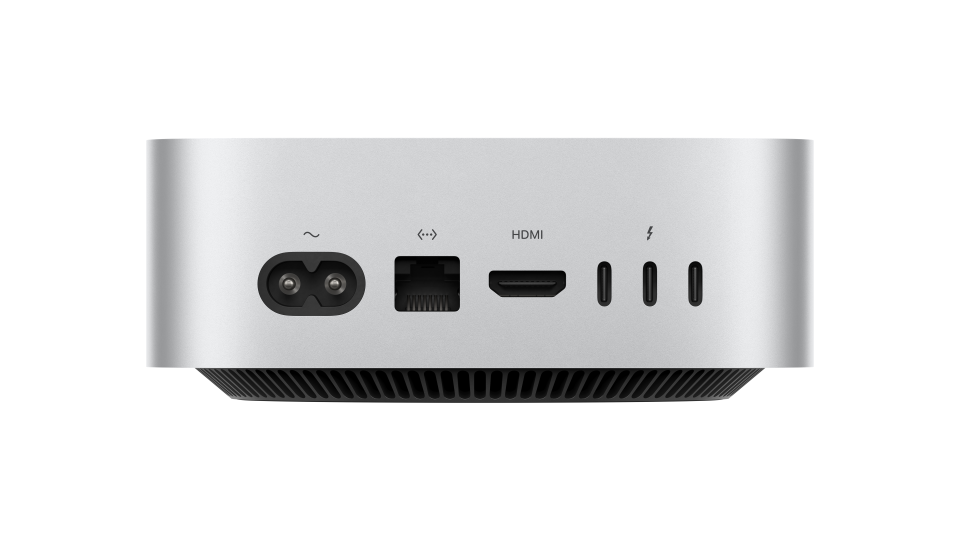 Mac Mini M4 rear ports