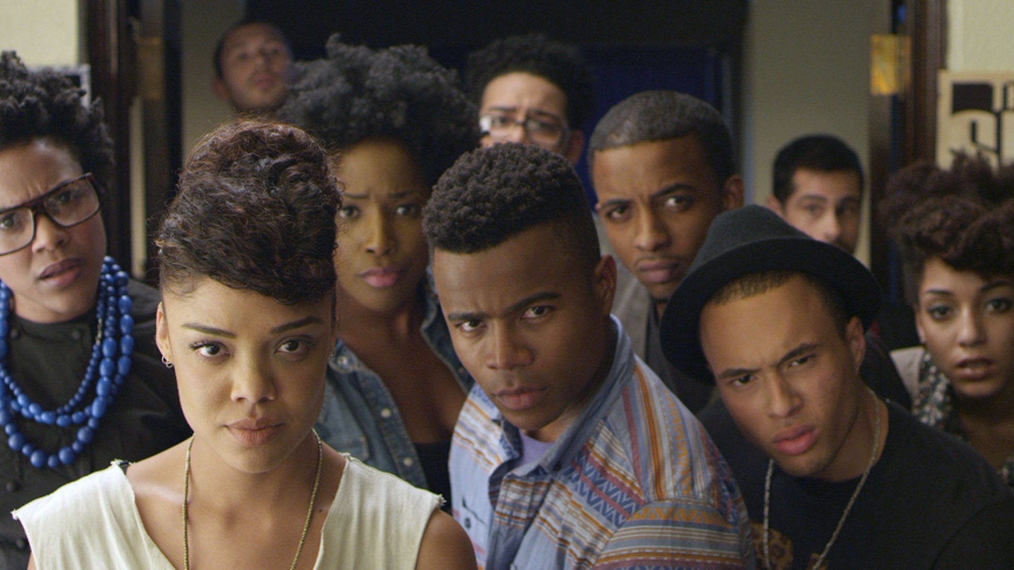 Tessa Thompson and the cast of 