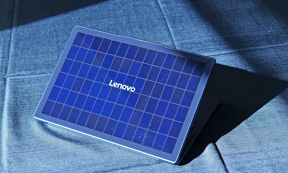The Lenovo Yoga Solar PC Concept features built-in photovoltaic cells that can add an hour's worth of video playback after just 20 minutes in the sun.