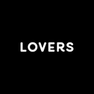 lovers logo against a black background
