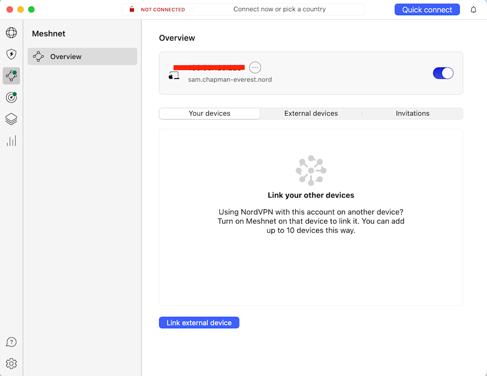 NordVPN Meshnet