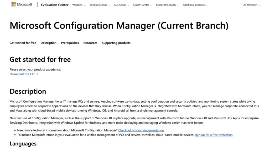 Microsoft Configuration Manager