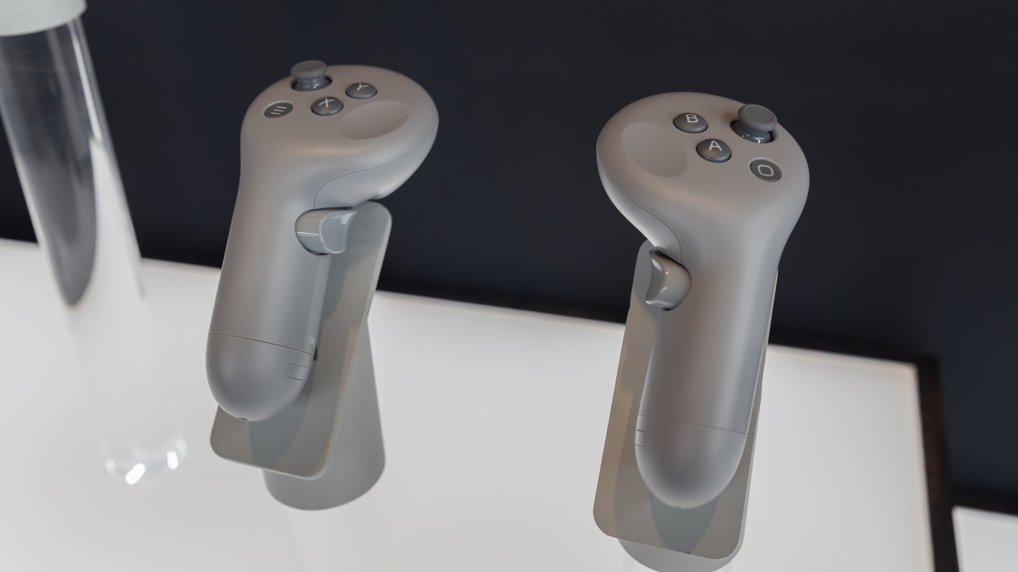 close-up view of Galaxy Xr controls